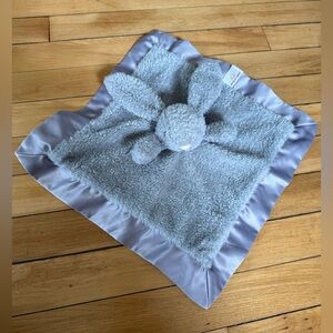 Apricot Lamb grey bunny lovey security blanket infant